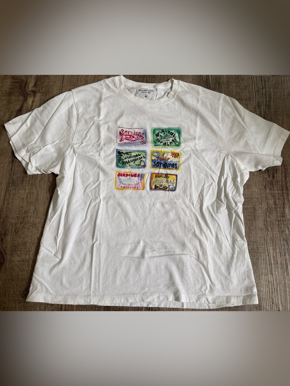 Abercrombie & Fitch Sardine T shirt L